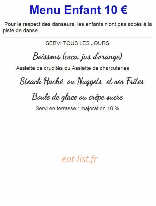 La Guinguette des Ecluses — carte page 4