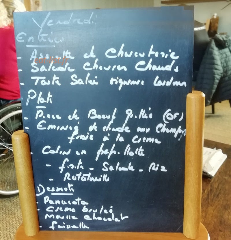 La bro'cantine — carte page 1