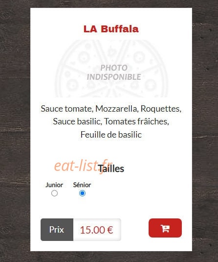 Planet pizza — carte page 7