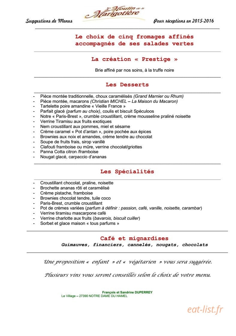 Le moulin de La Marigotière — carte page 9