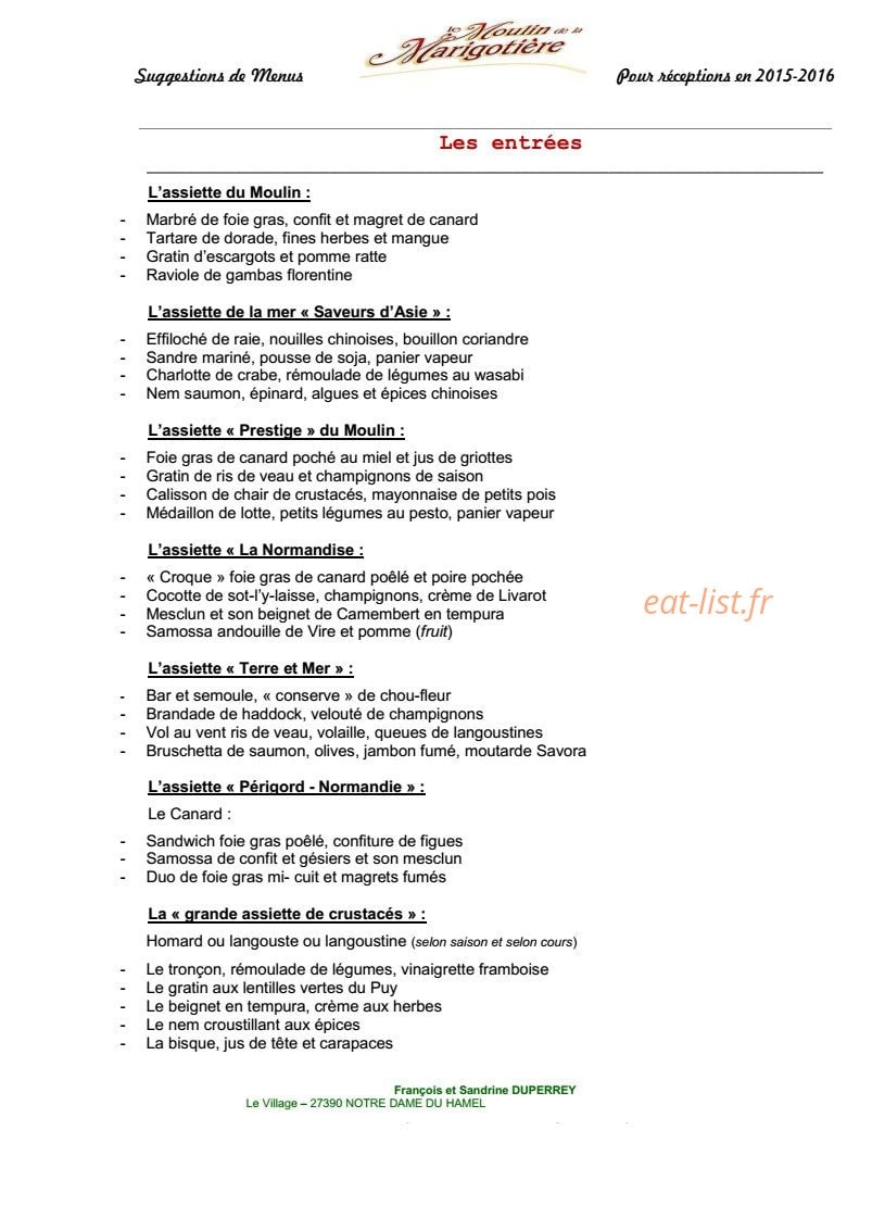 Le moulin de La Marigotière — carte page 7