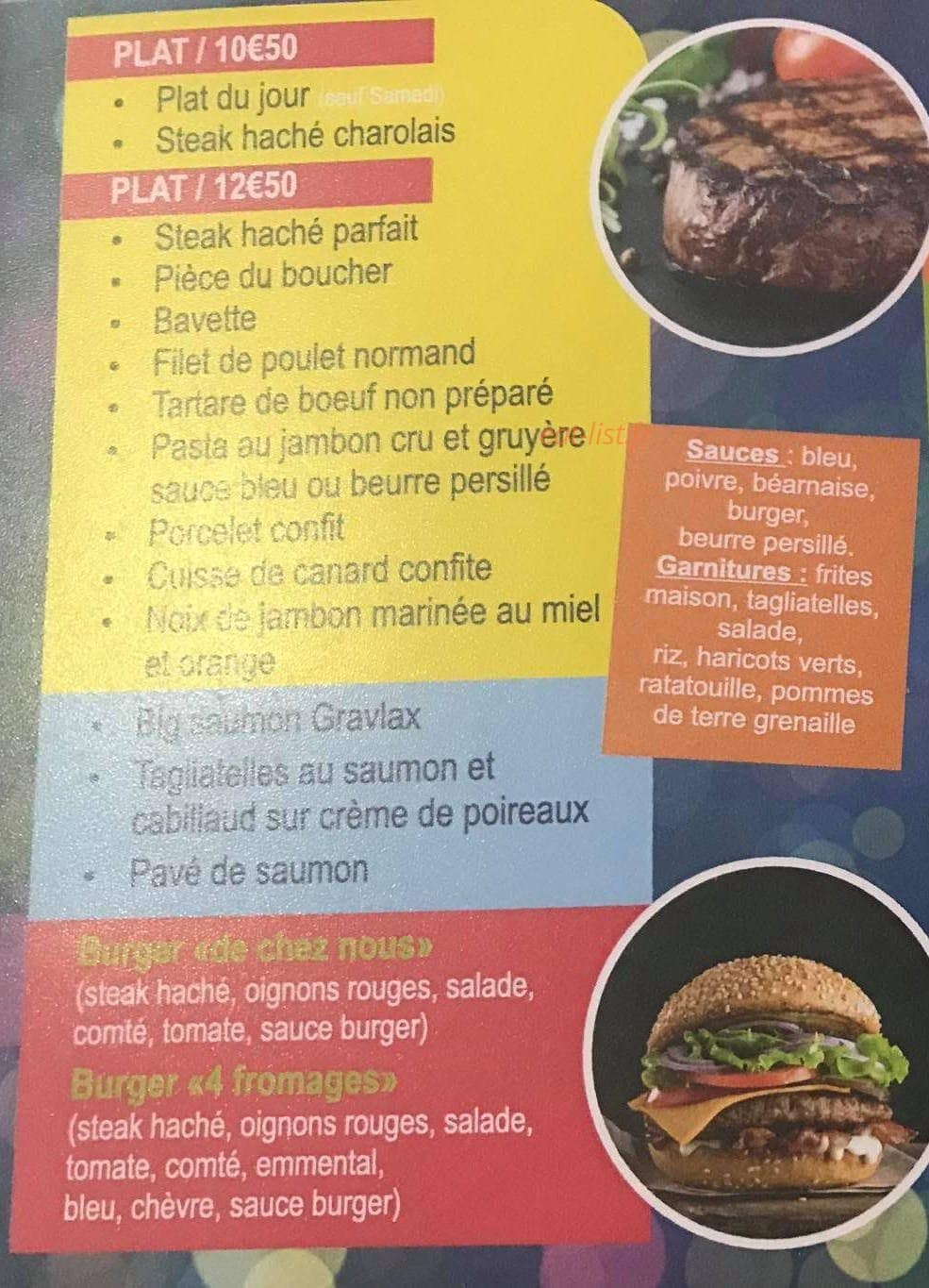 Brasserie du parvis — carte page 3