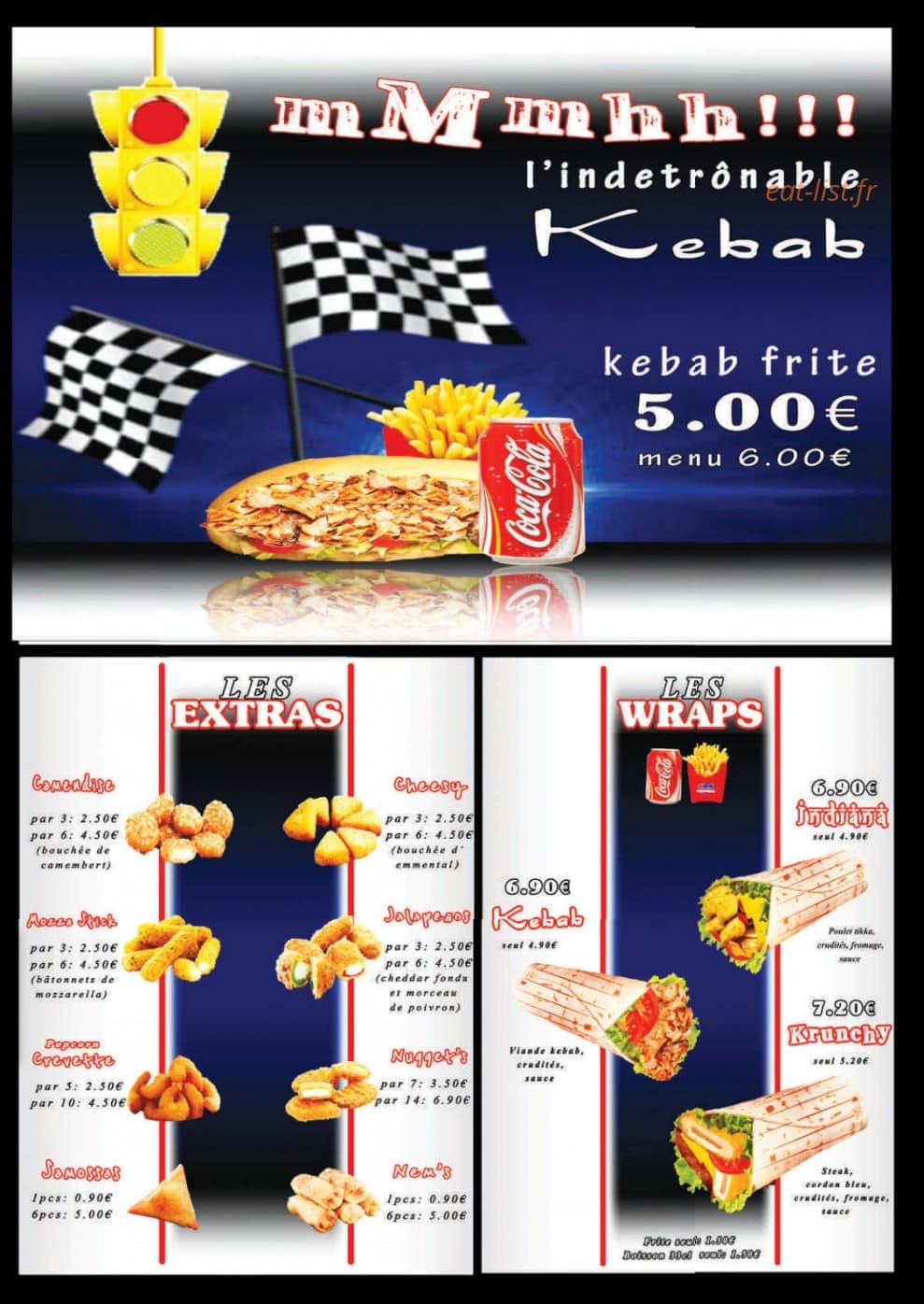 Chicky's restaurant — carte page 2