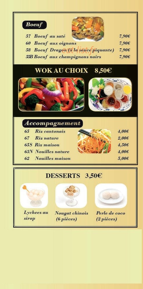 Dragon et Sushi — carte page 7