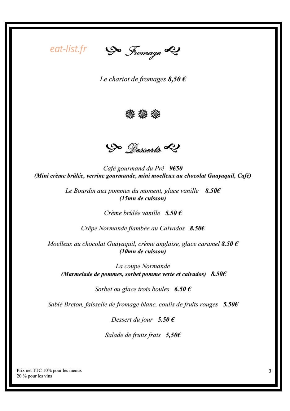 Le Pré Saint Germain — carte page 3