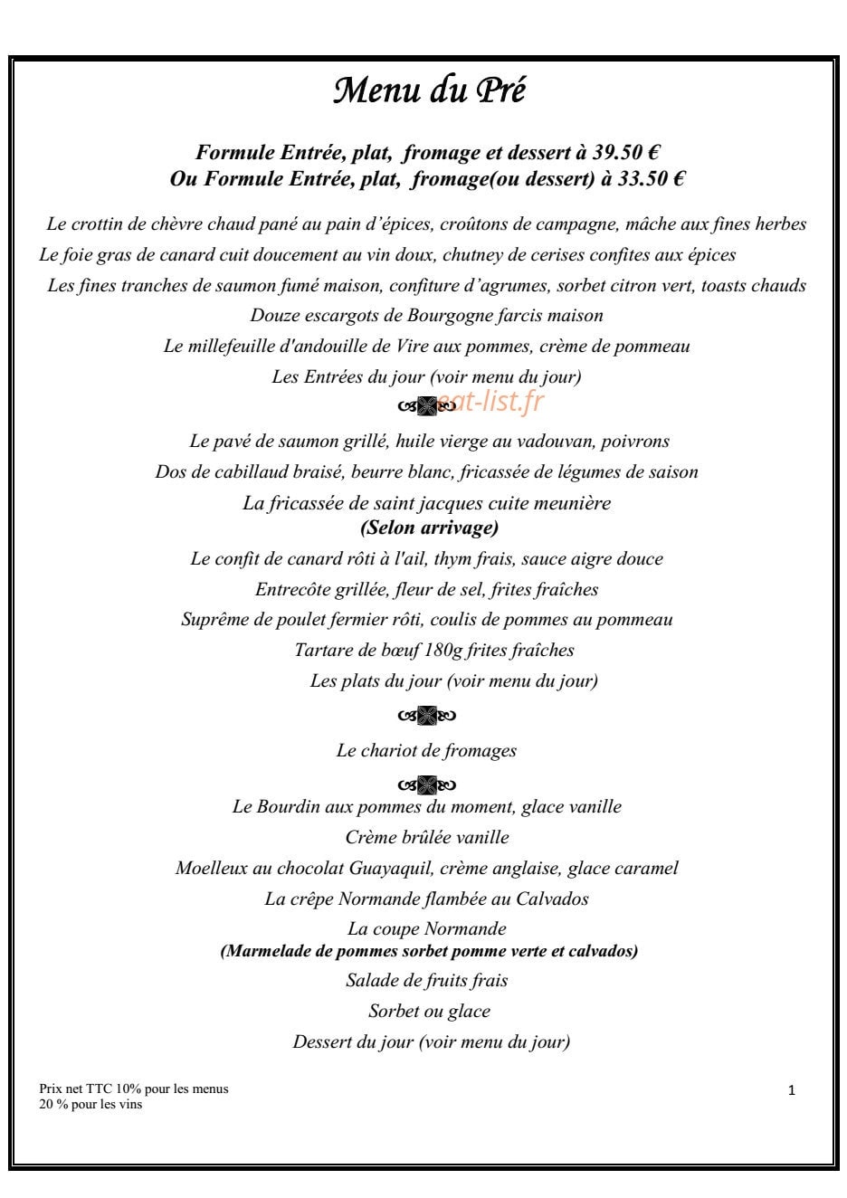 Le Pré Saint Germain — carte page 4