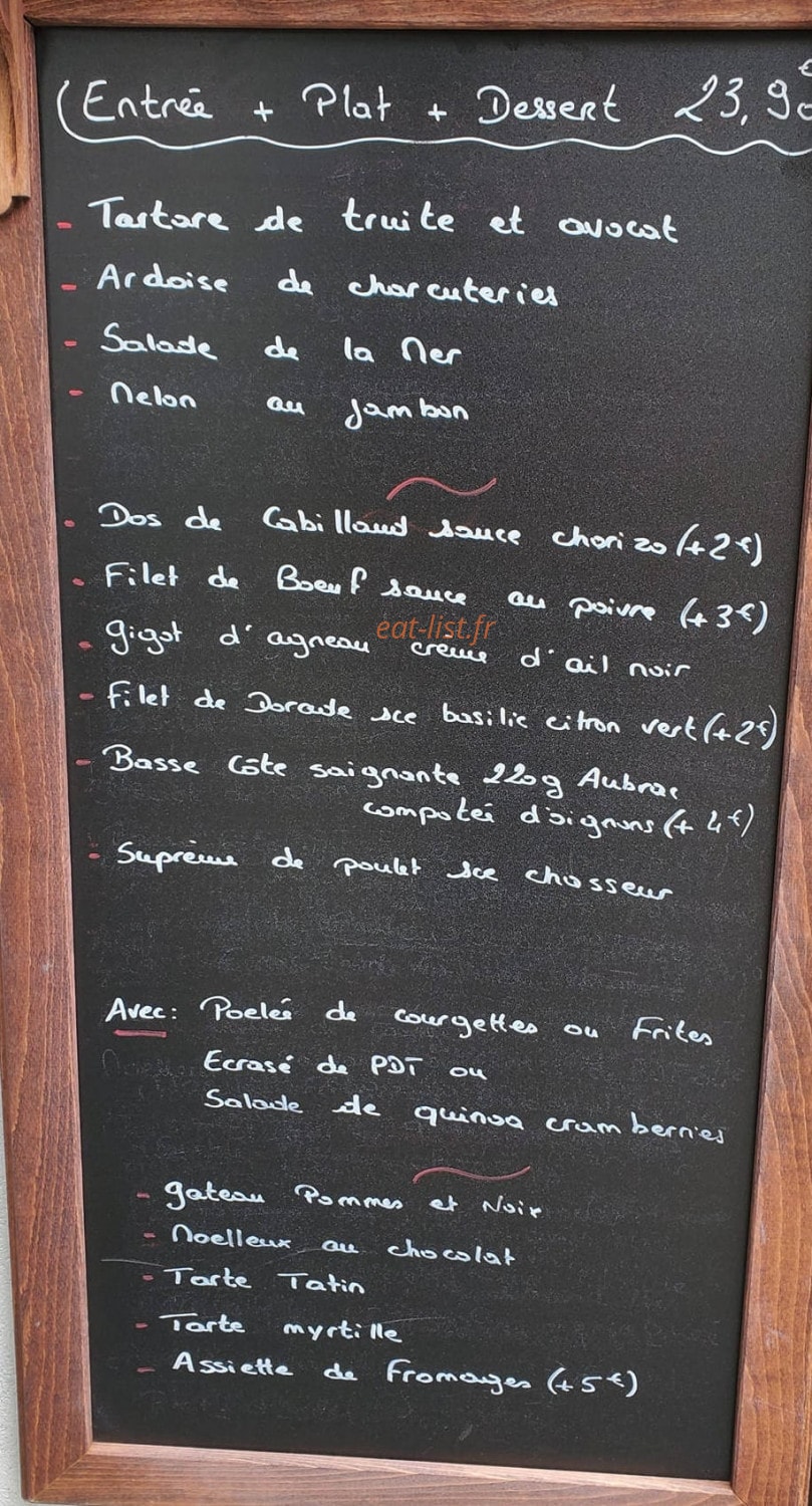 Le Vin Coeur — carte page 1