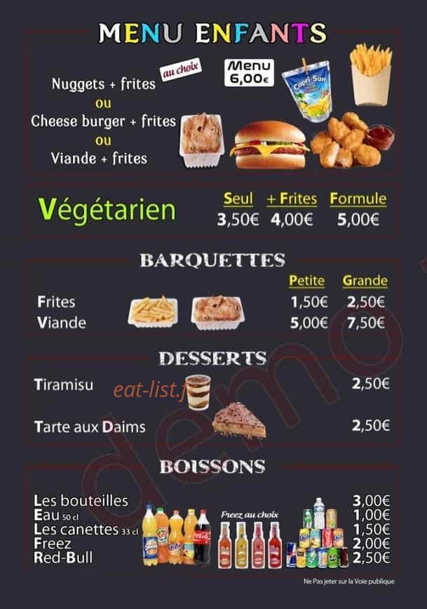 Milas Kebab — carte page 3