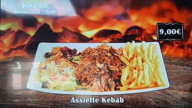 Nazar Kebab — carte page 3