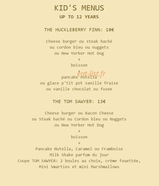 American Grill — carte page 4