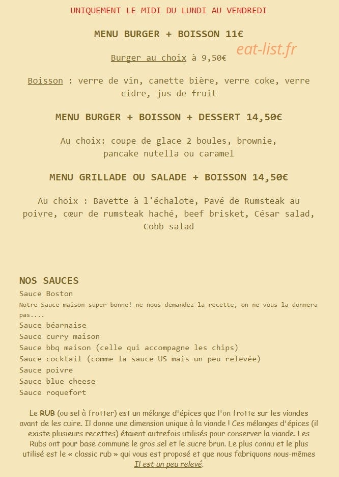American Grill — carte page 2