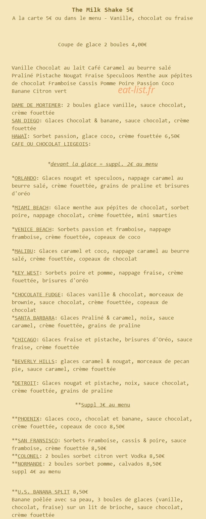 American Grill — carte page 6
