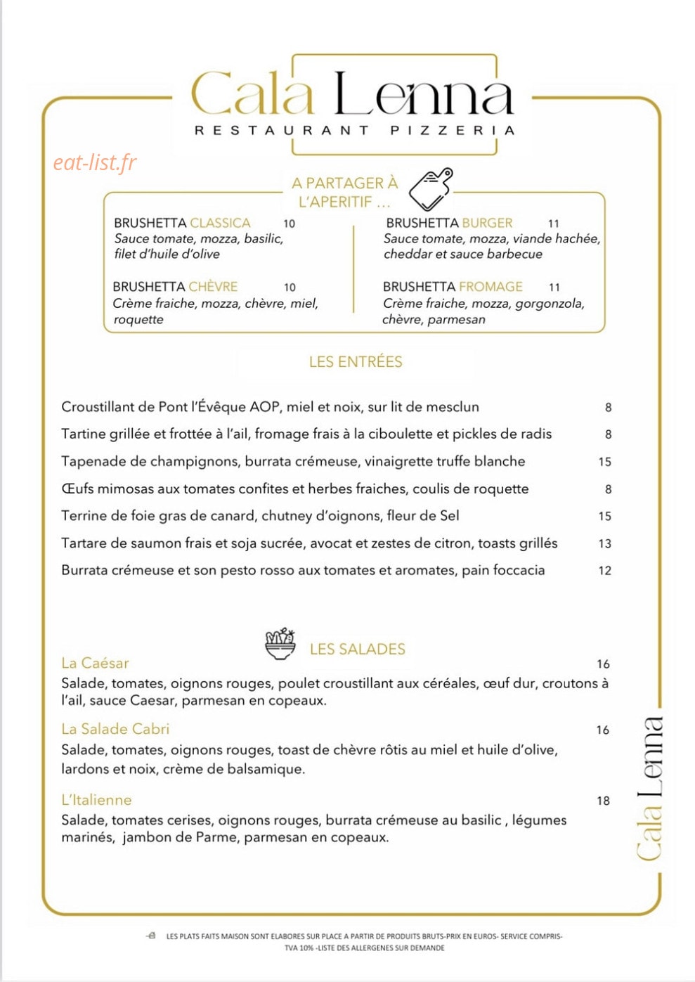 Cala Lenna — carte page 1