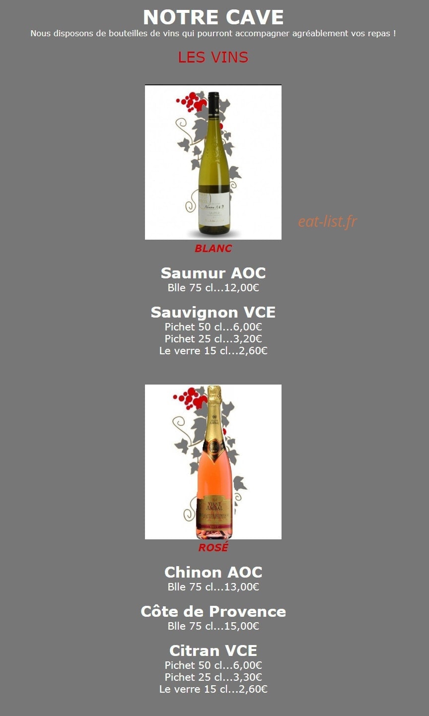 Le Relais de Beaumesnil — carte page 5