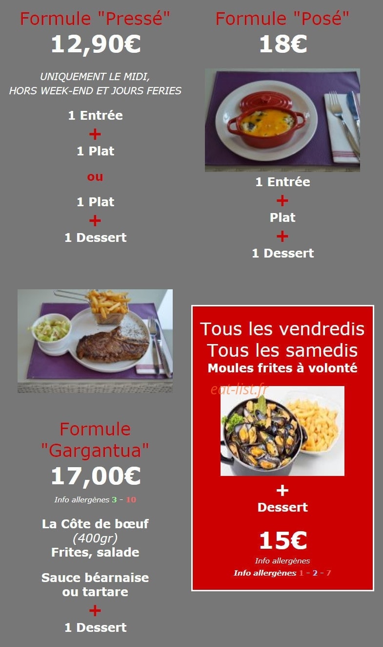Le Relais de Beaumesnil — carte page 3