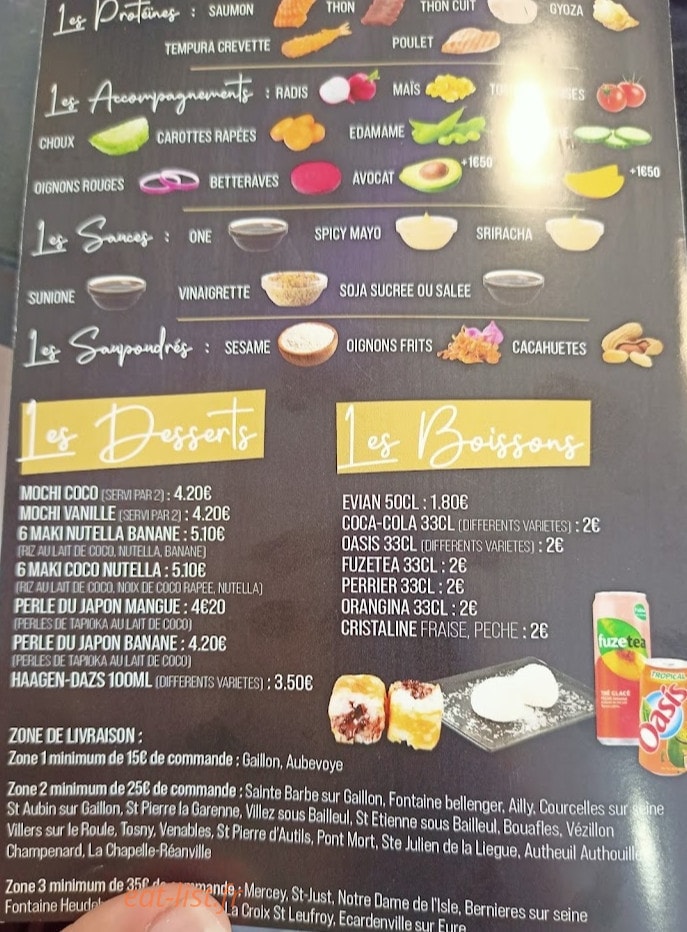 Sushi one — carte page 5