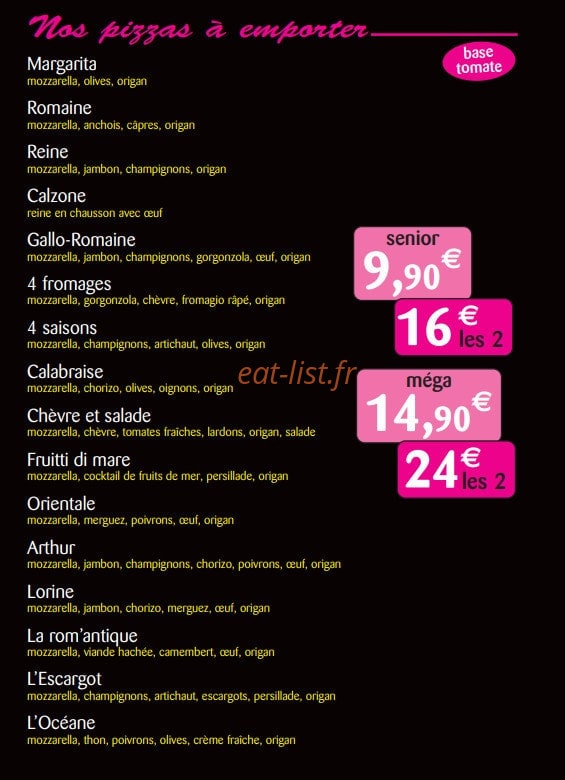 La Terrasse — carte page 1