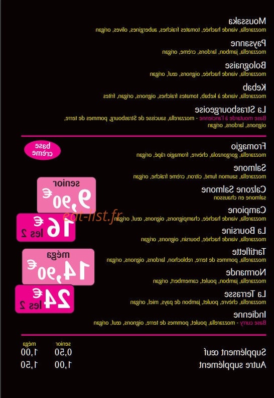 La Terrasse — carte page 2