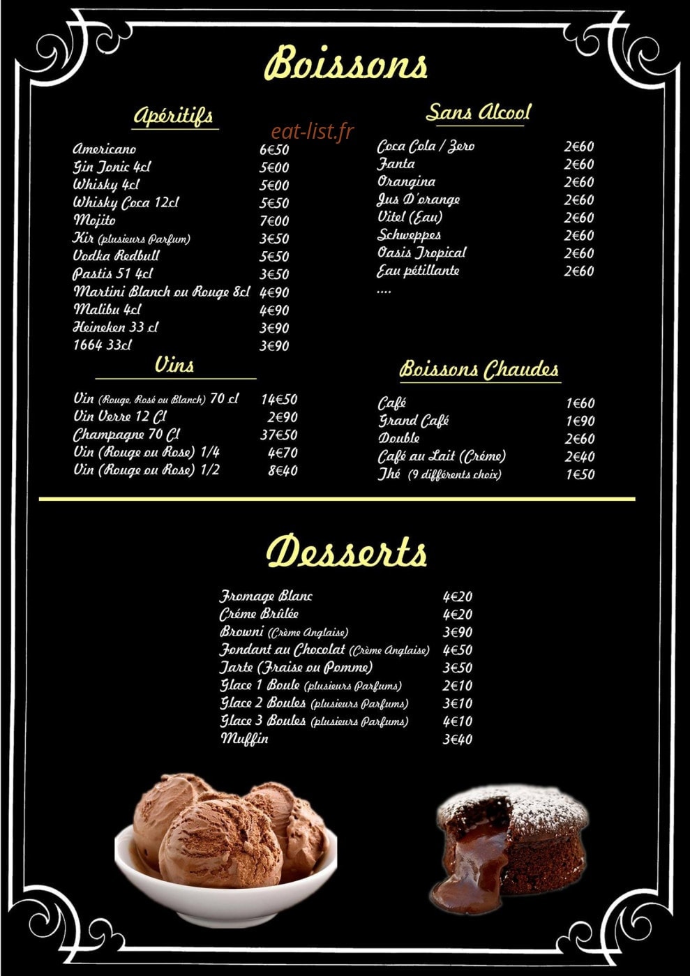 Eighty's Pizza — carte page 7