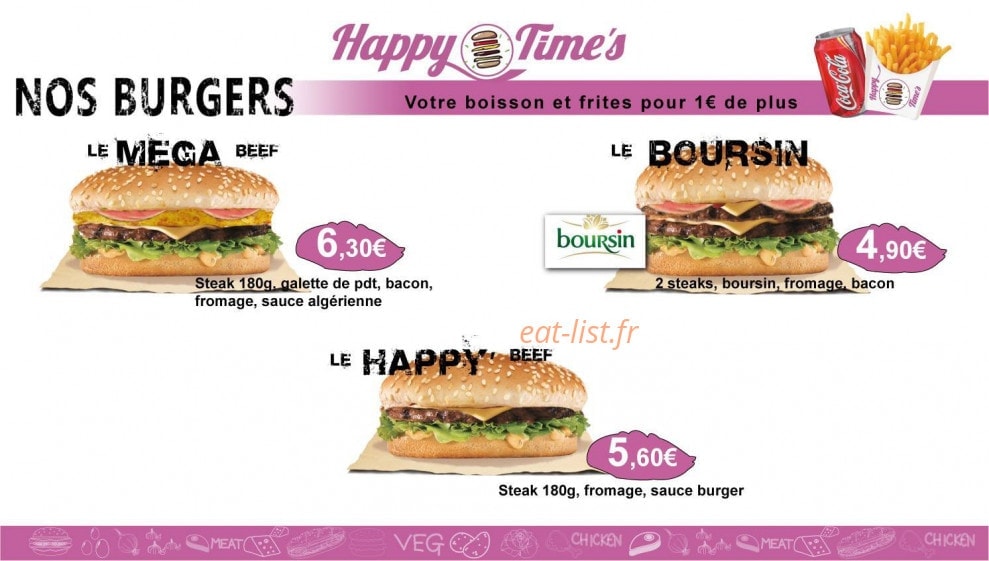 Happy Time's — carte page 5