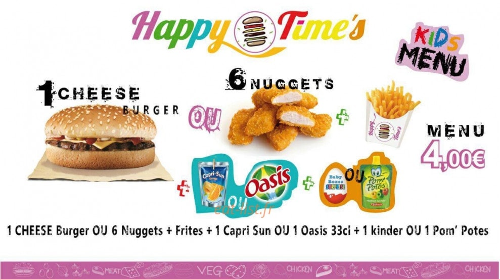 Happy Time's — carte page 11