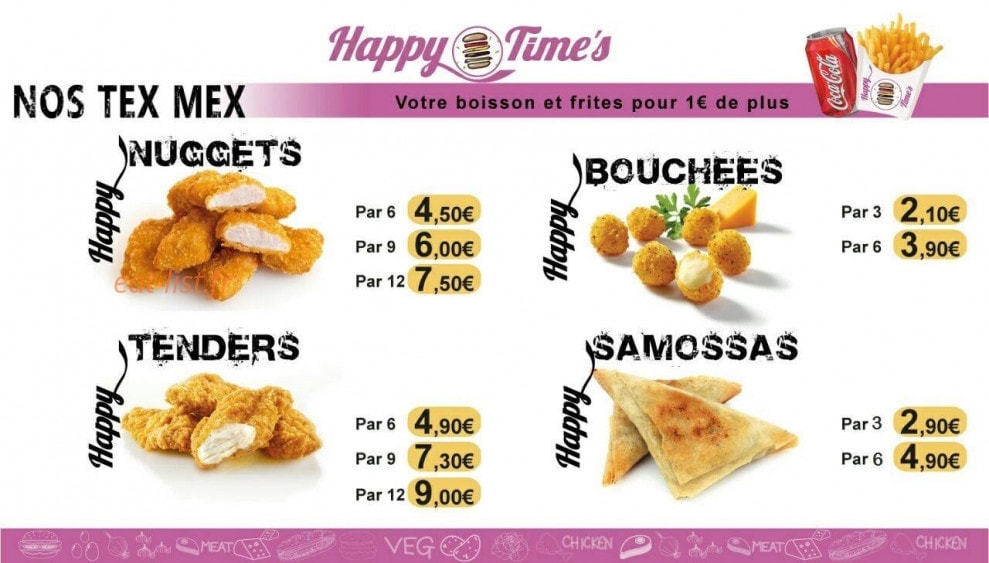 Happy Time's — carte page 10