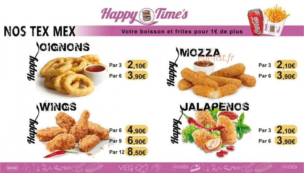 Happy Time's — carte page 9
