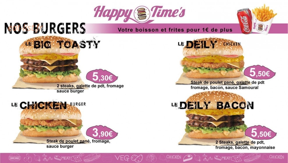Happy Time's — carte page 4