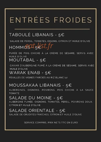 La Côte Du Liban — carte page 1
