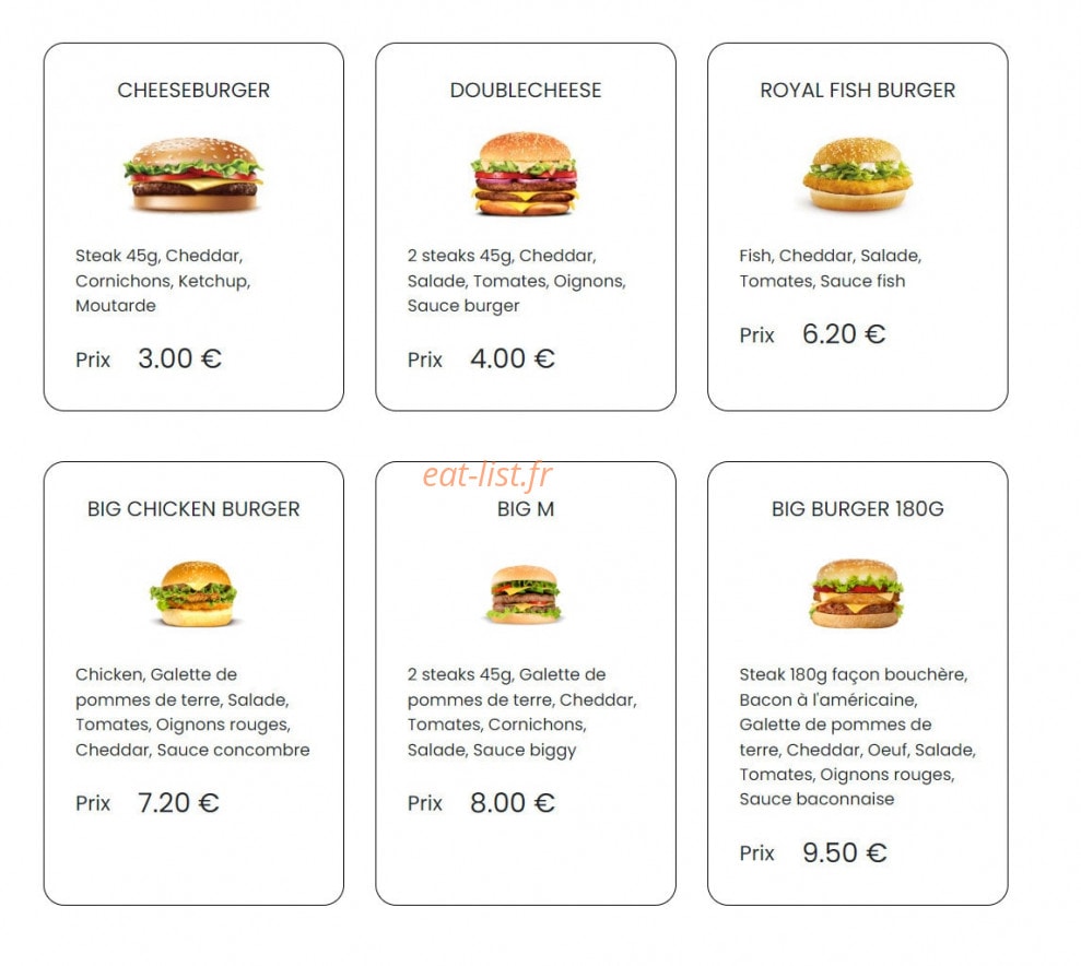 Le BCBG — carte page 4