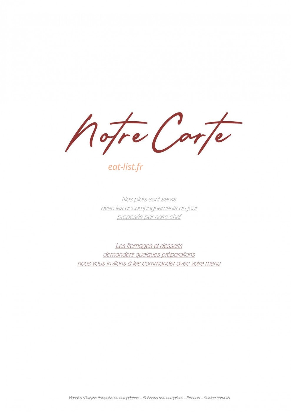 Le Discret — carte page 8