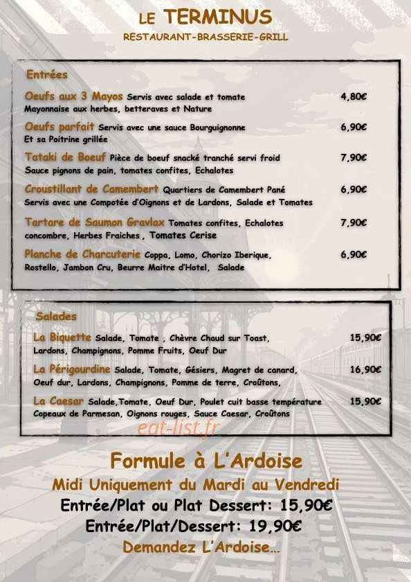 Le Terminus — carte page 1