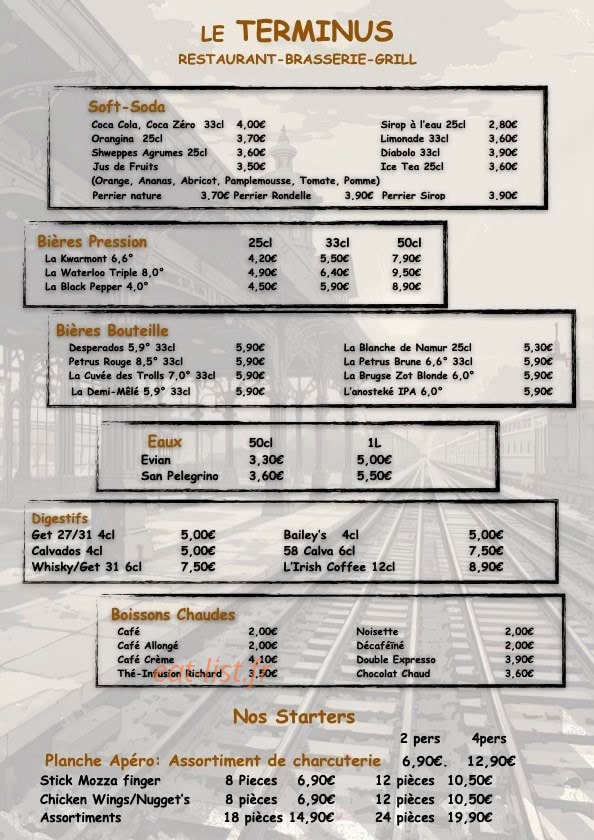 Le Terminus — carte page 6
