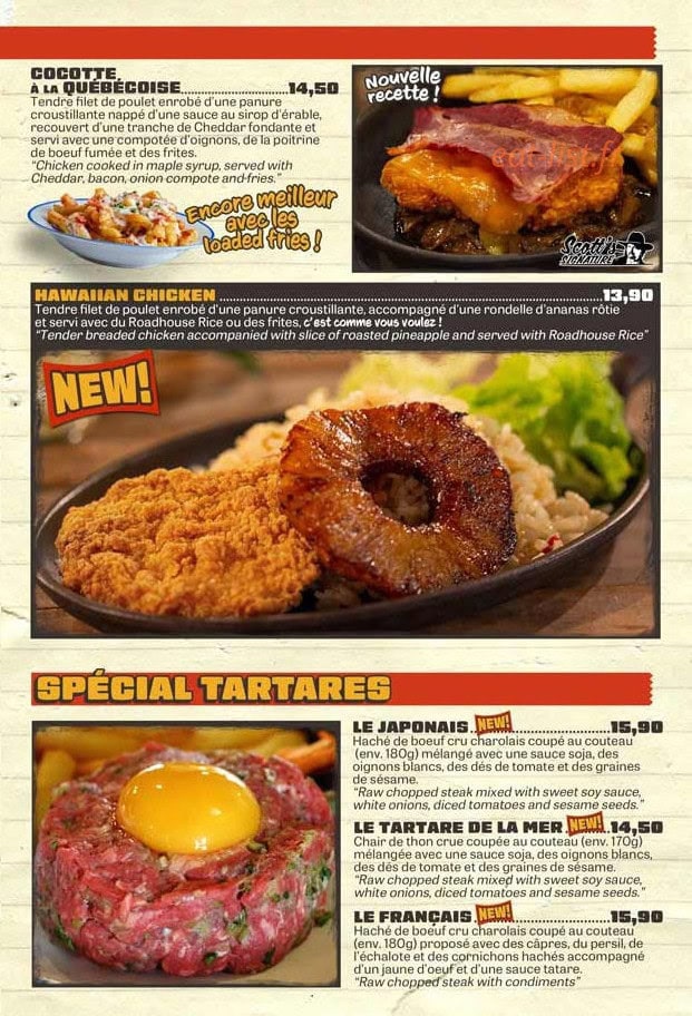 Oncle Scott's — carte page 7