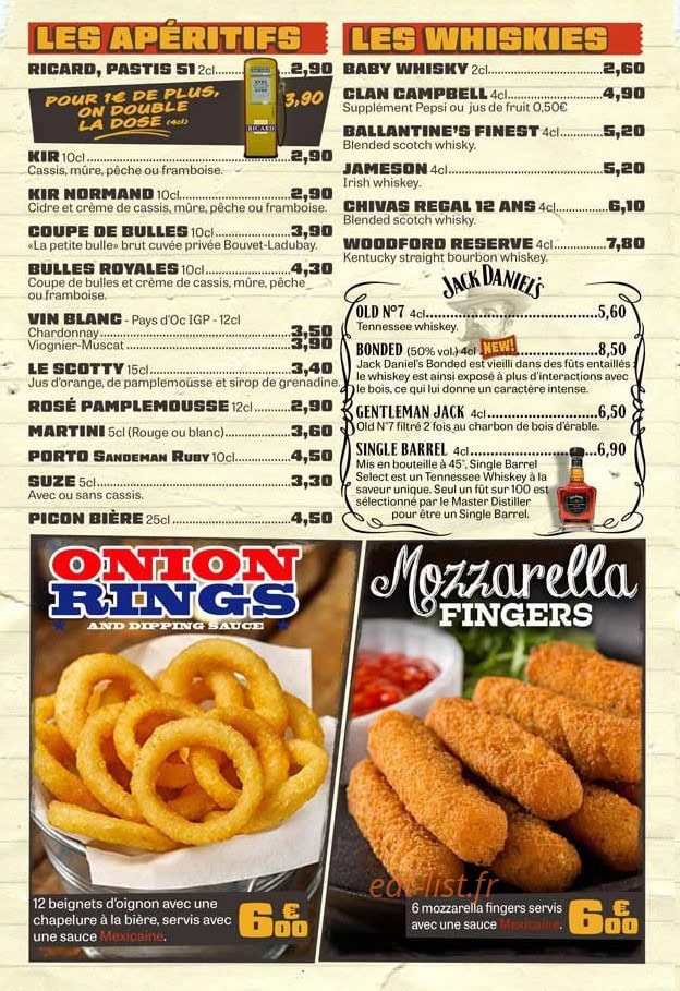 Oncle Scott's — carte page 10