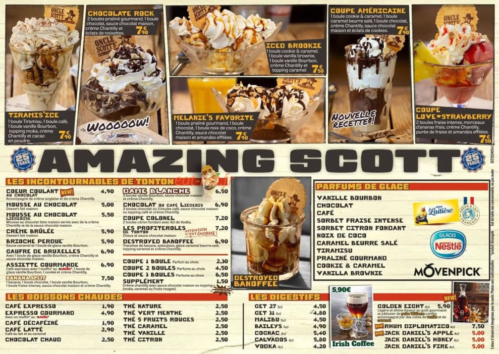 Oncle Scott's — carte page 12