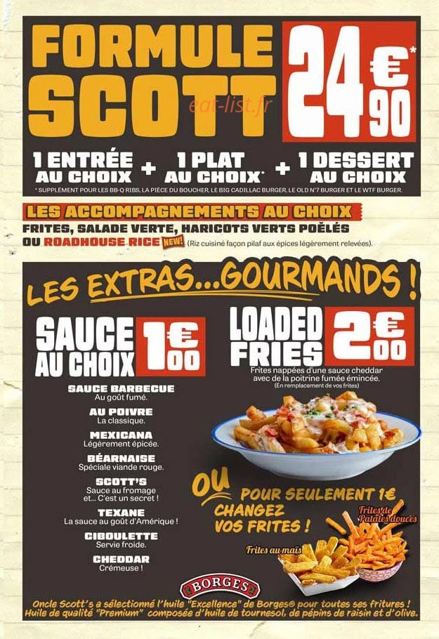 Oncle Scott's — carte page 8
