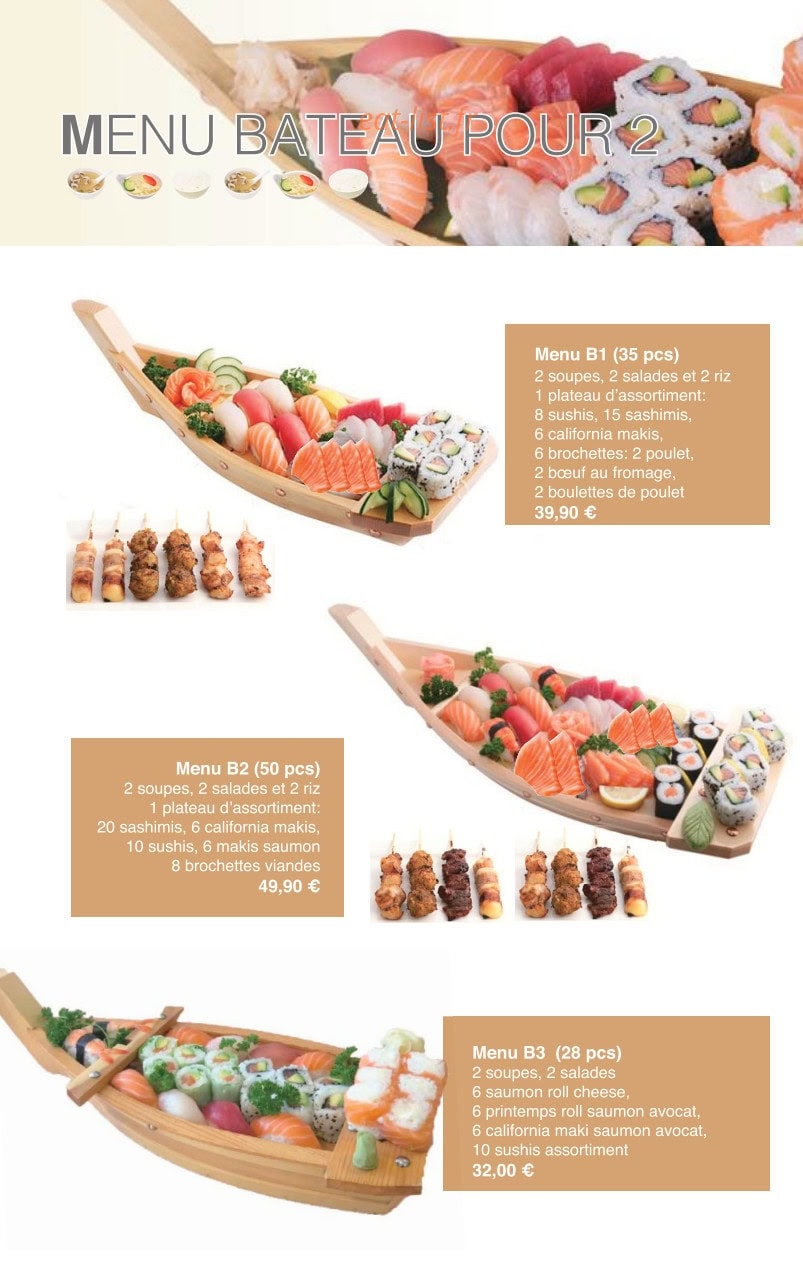 Sushi 168 — carte page 11