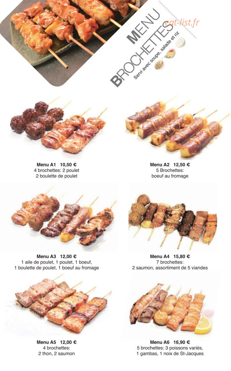 Sushi 168 — carte page 7