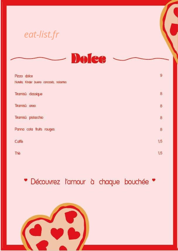 Pizz'Amo — carte page 3