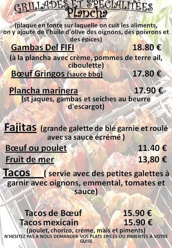 Casa Del Papito — carte page 5