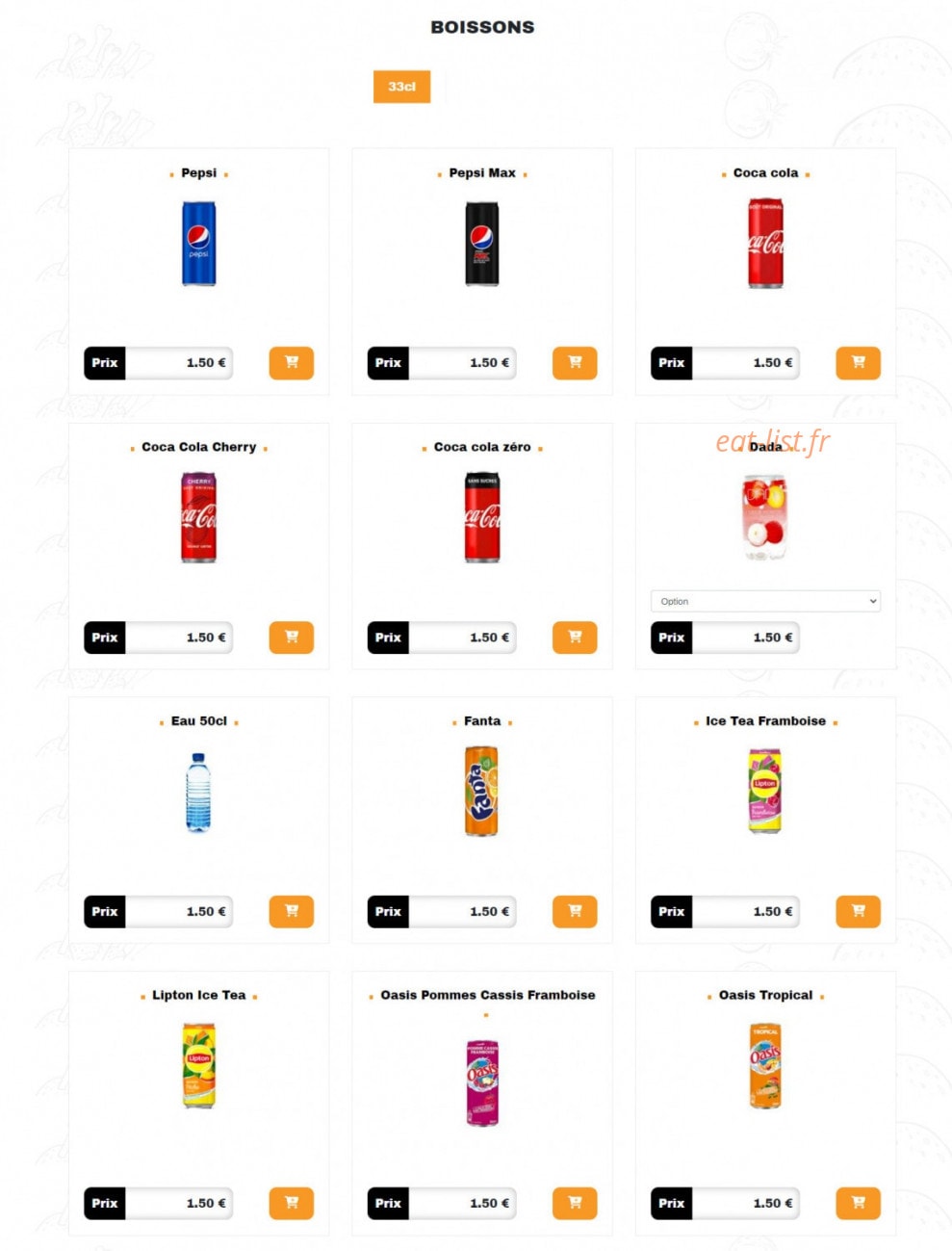 My Burger — carte page 11