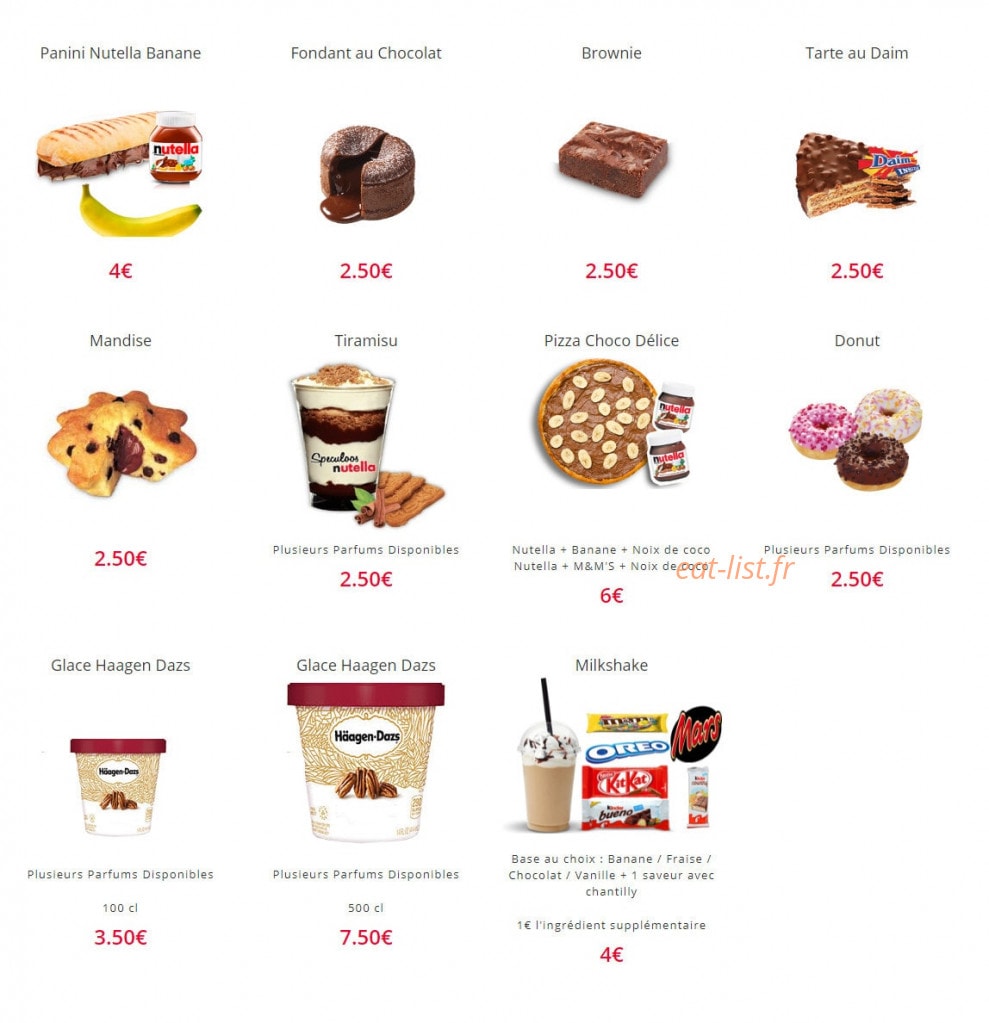 Napoli Pizza — carte page 8