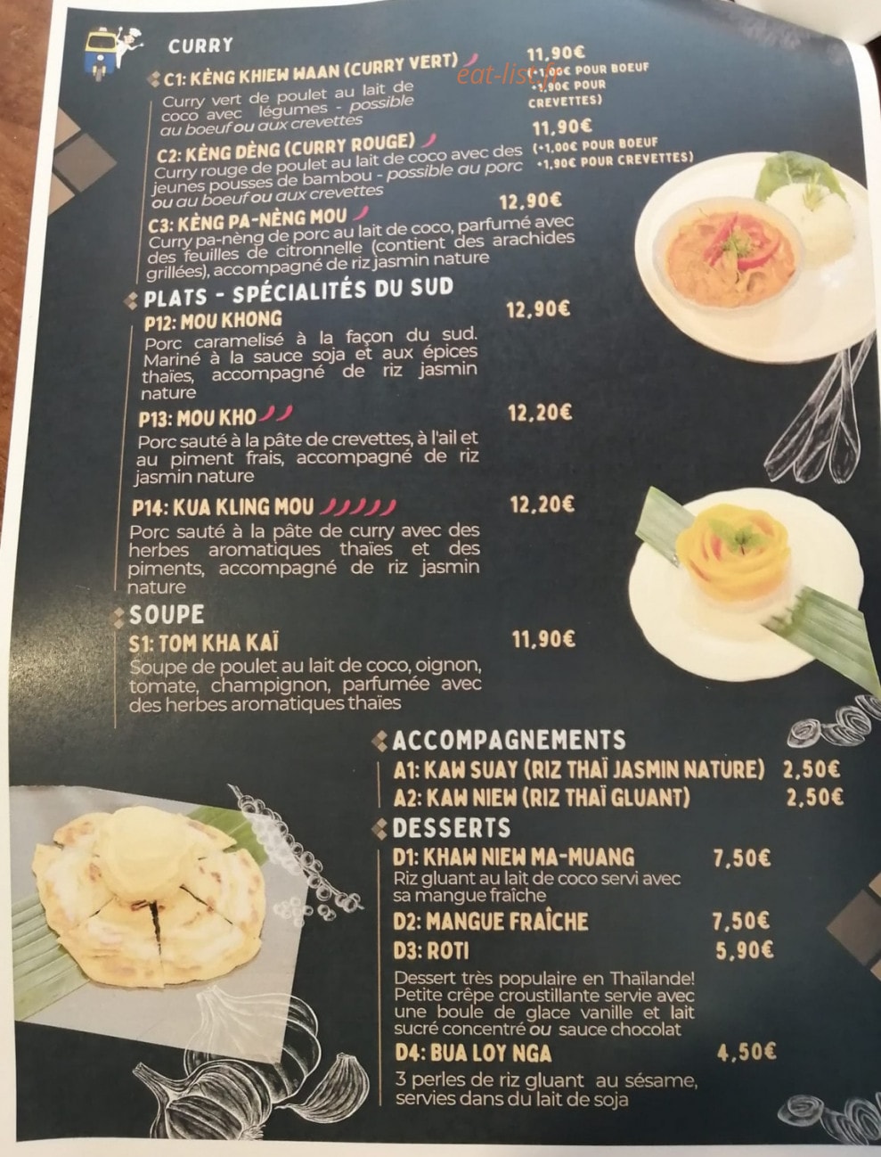 Tuk Tuk Thai — carte page 3