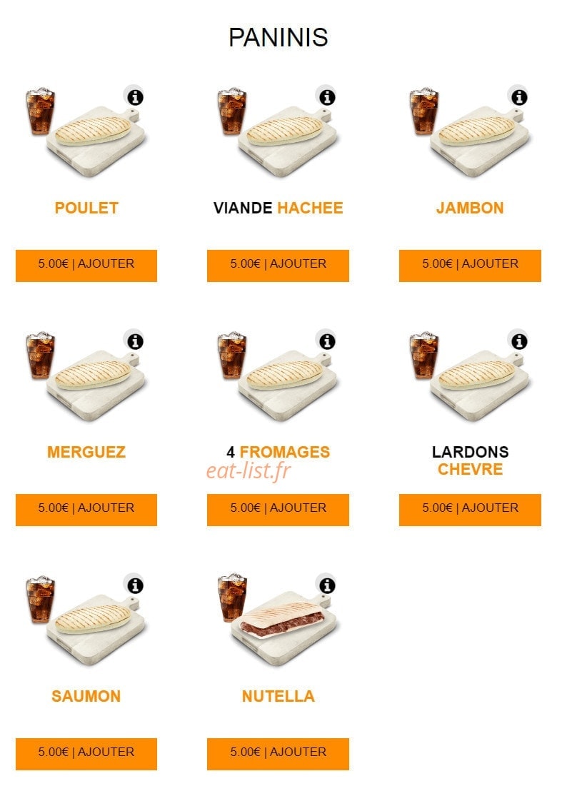 Allo pronto pizza — carte page 6