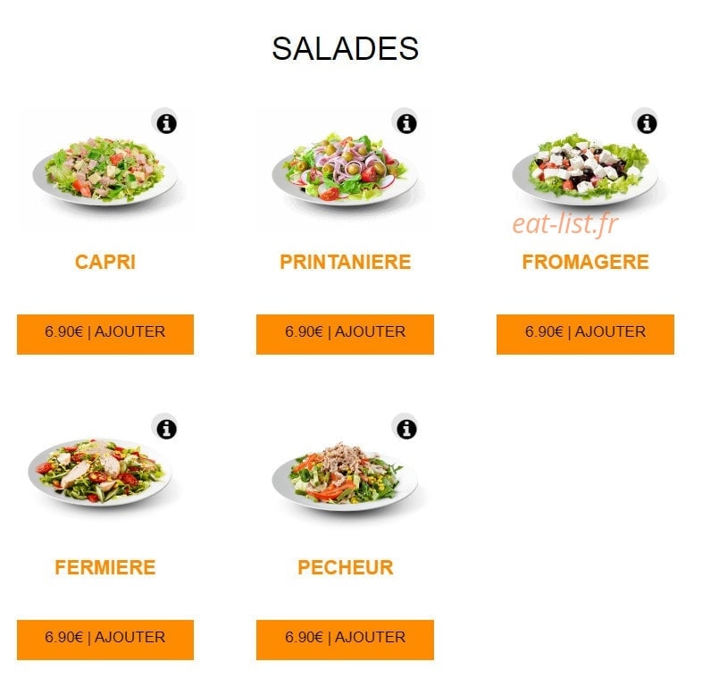 Allo pronto pizza — carte page 8