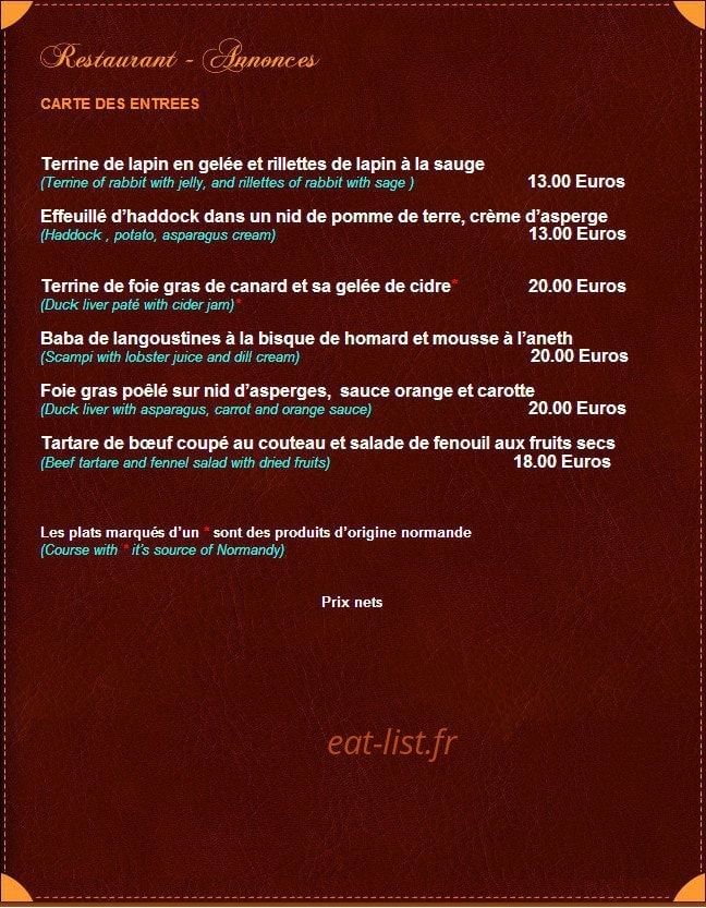 Le Manoir du Soleil — carte page 5