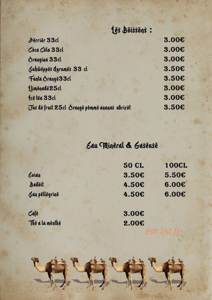 Le Casablanca — carte page 7