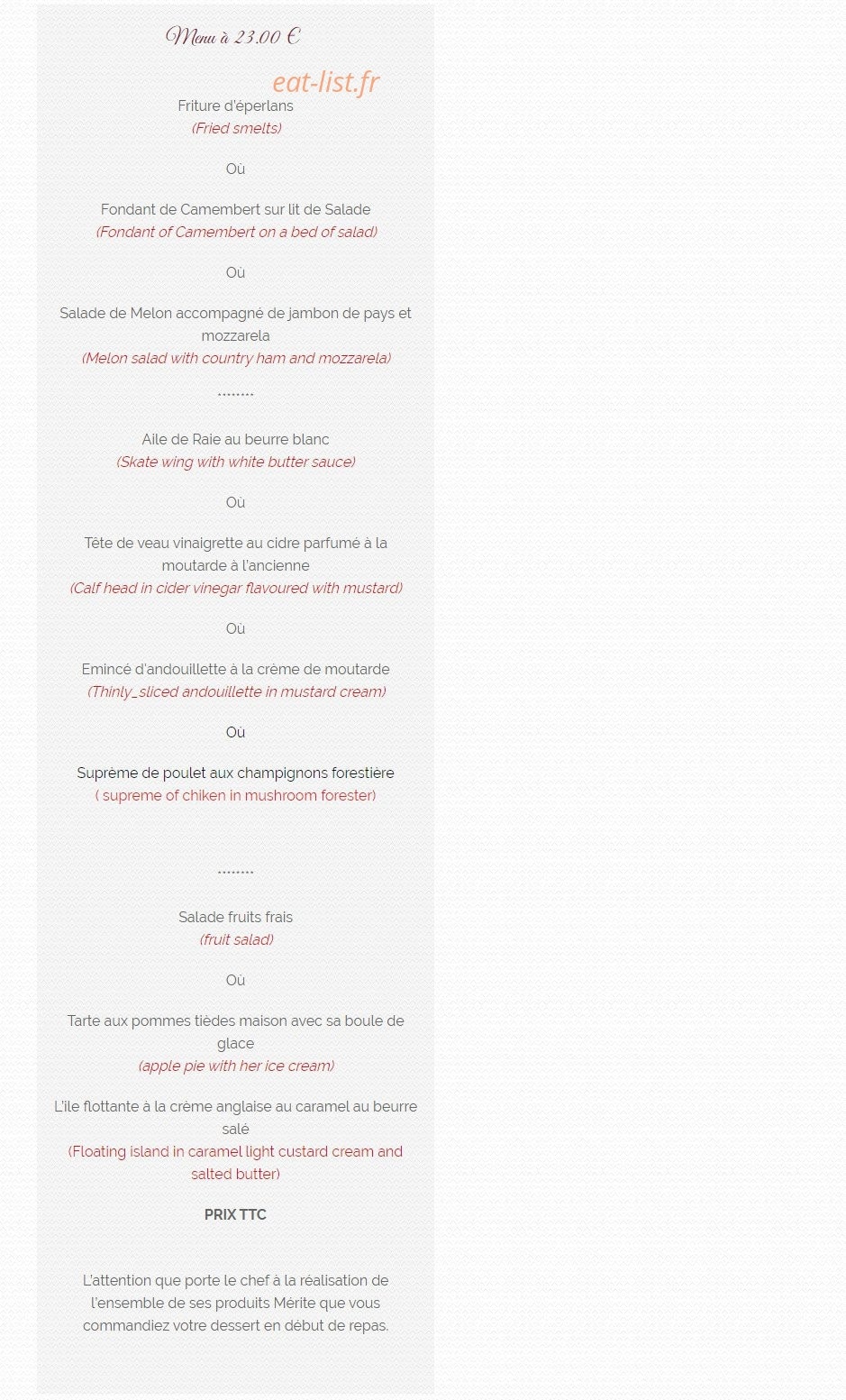 Des 4 Ecluses — carte page 3