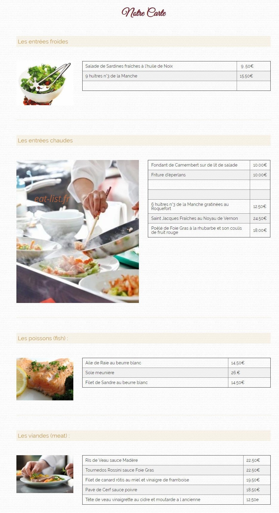 Des 4 Ecluses — carte page 5